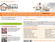 Tablet Screenshot of nabytek-dekorace.bydleniprokazdeho.cz